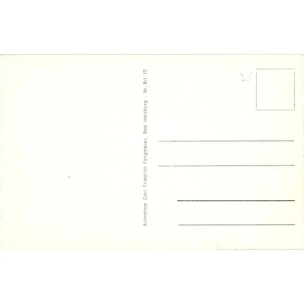 Braunlage Im Harz Teilansicht Mit Wurmberg Germany Postcard